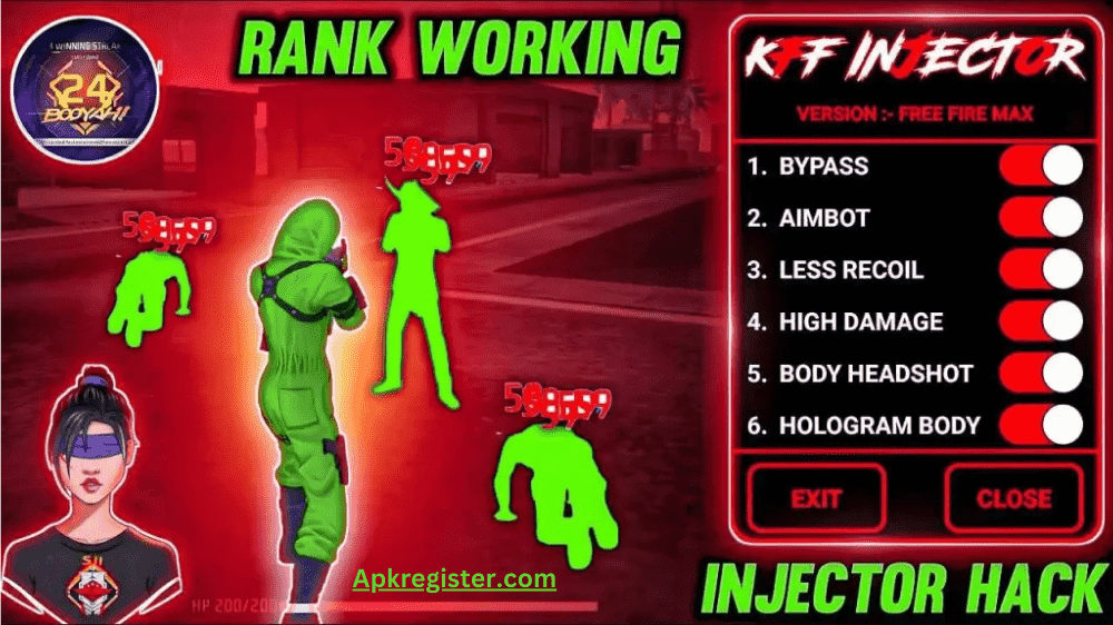 Free Fire Injector