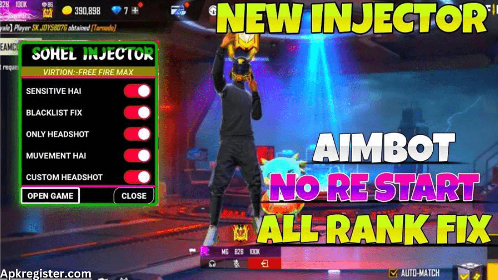 Free Fire Injector